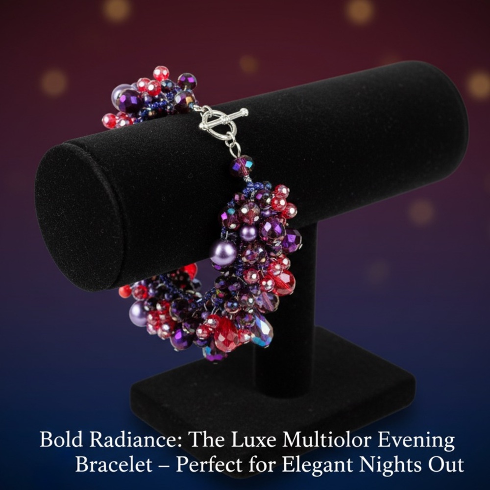 Vibrant Multicolor Beaded Bracelet